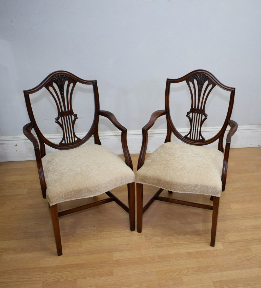 Pair of Early 20th Century Elbow Chairs