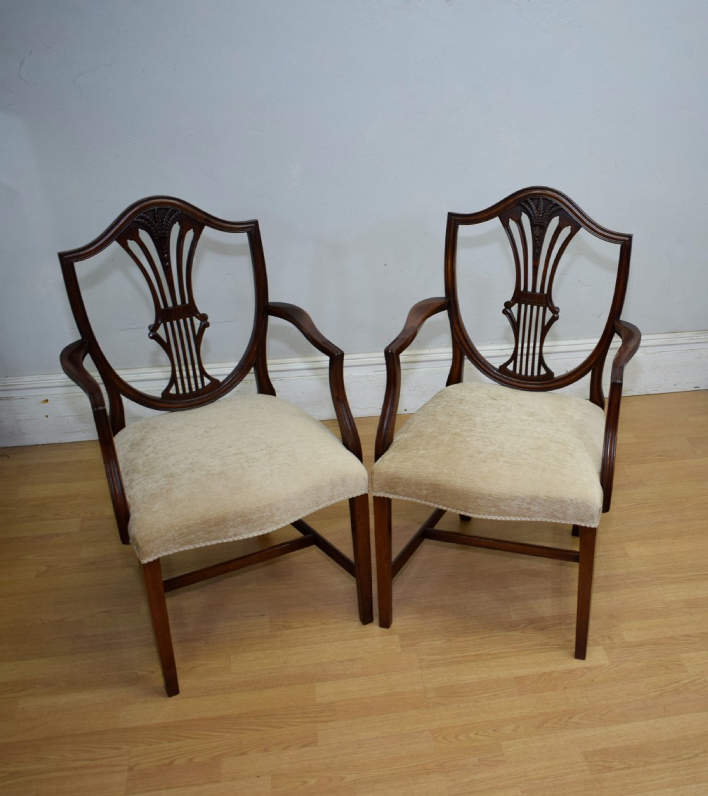 Pair of Early 20th Century Elbow Chairs View III
