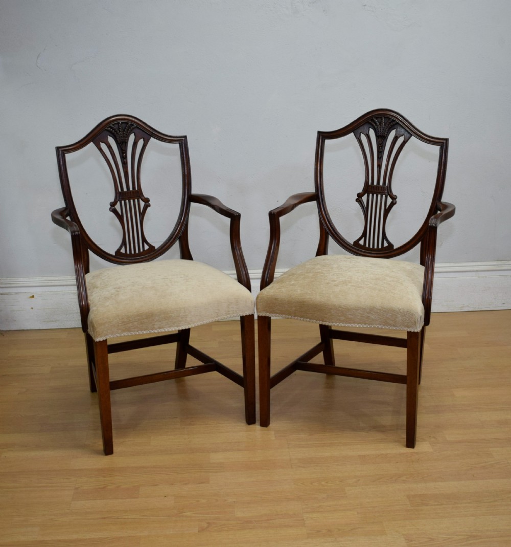 Pair of Early 20th Century Elbow Chairs View IV