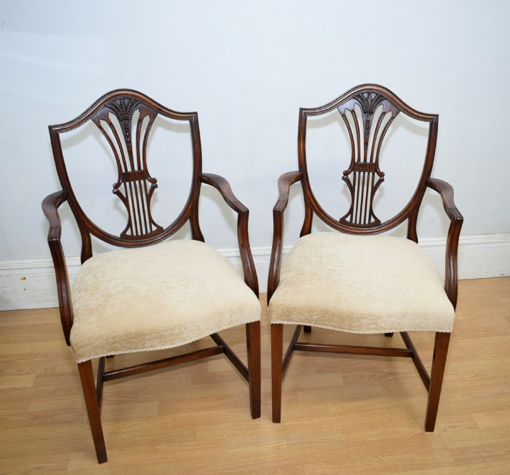 Pair of Early 20th Century Elbow Chairs View IX