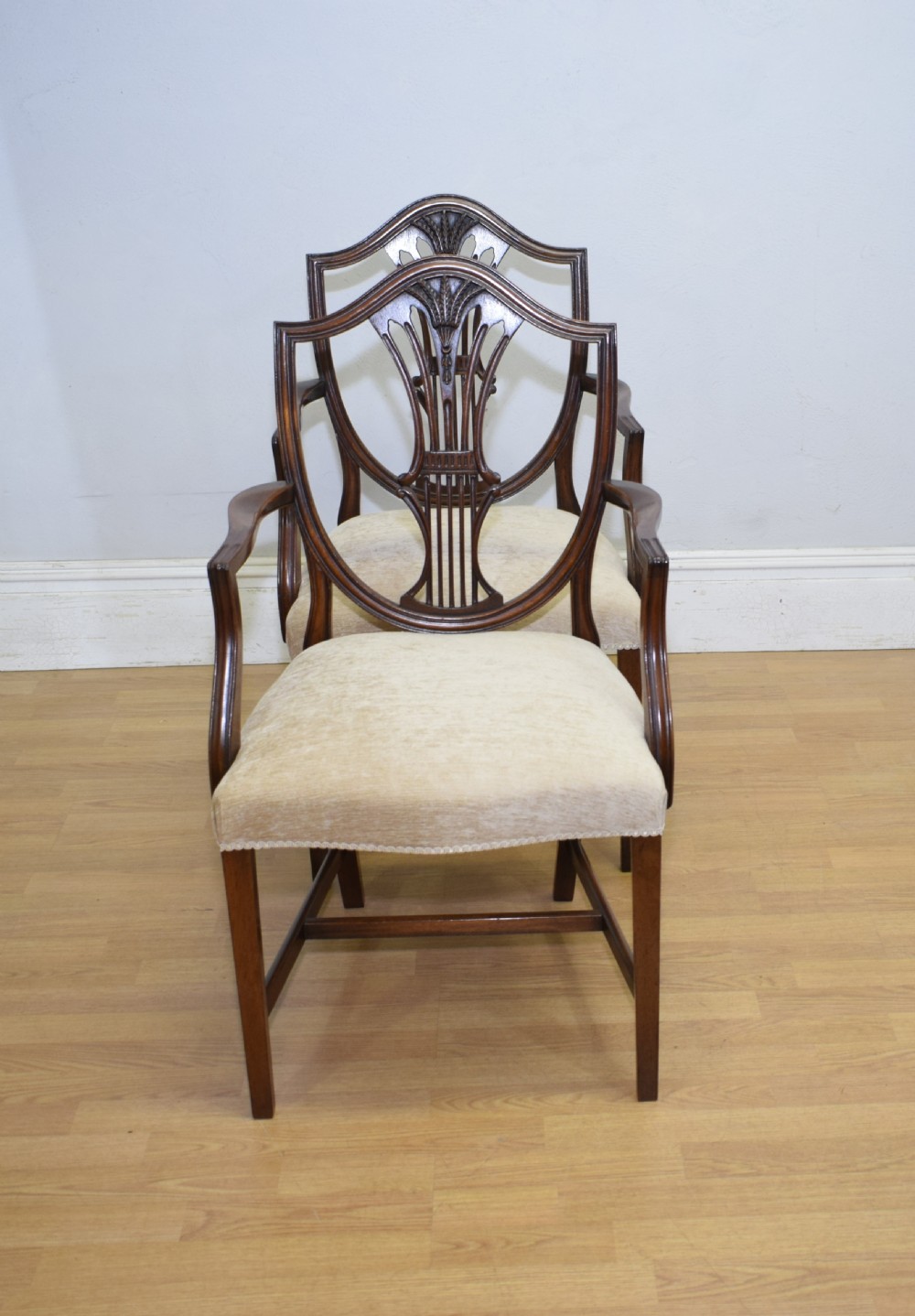 Pair of Early 20th Century Elbow Chairs View XI