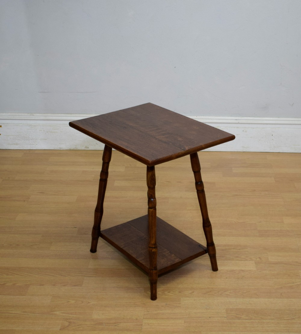 Oak Arts & Crafts Table View II