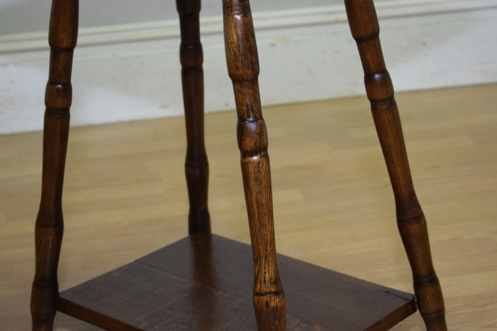 Oak Arts & Crafts Table View VII