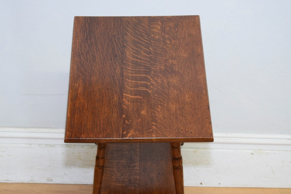 Oak Arts & Crafts Table View IX