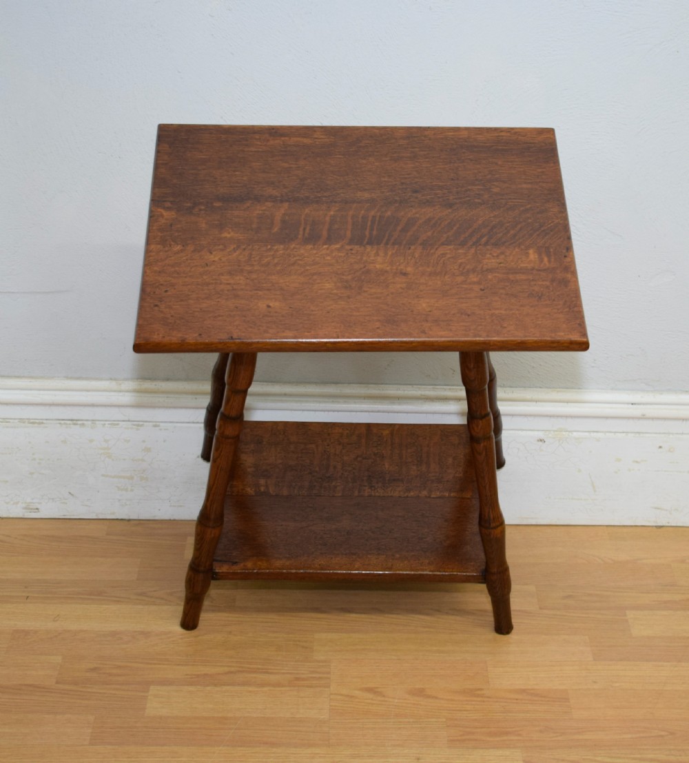 Oak Arts & Crafts Table View XI