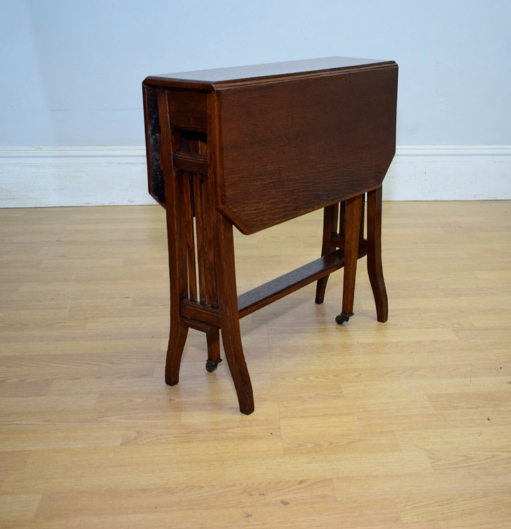 Edwardian Oak Sutherland Table View III
