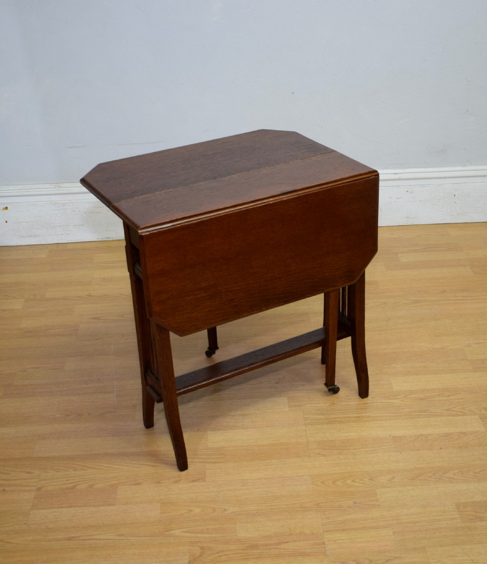 Edwardian Oak Sutherland Table View IV