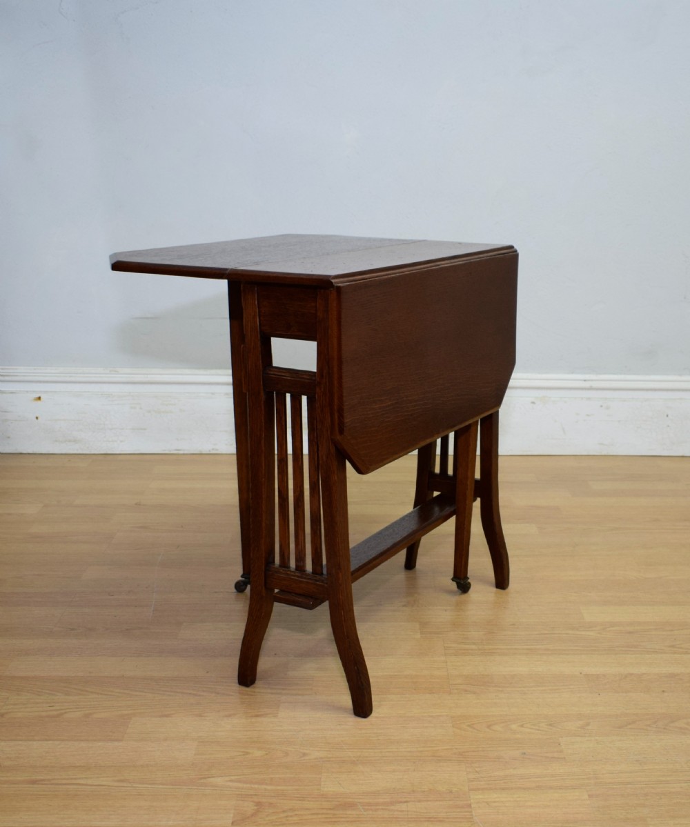 Edwardian Oak Sutherland Table View VI