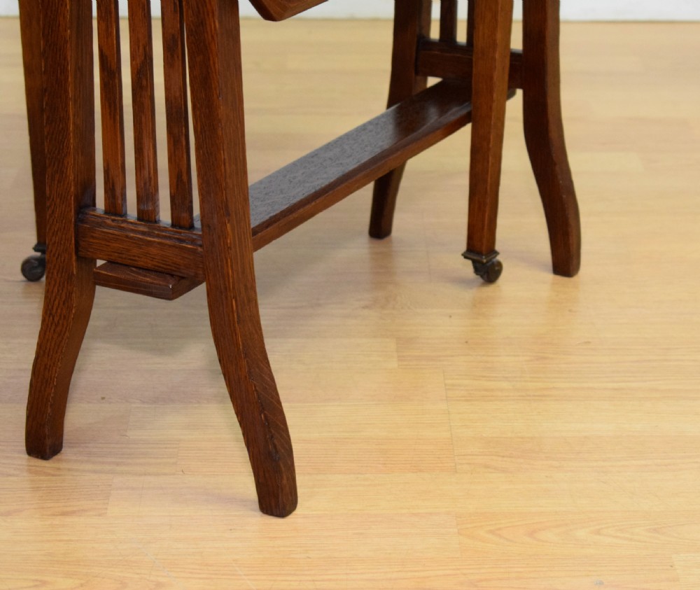 Edwardian Oak Sutherland Table View VIII