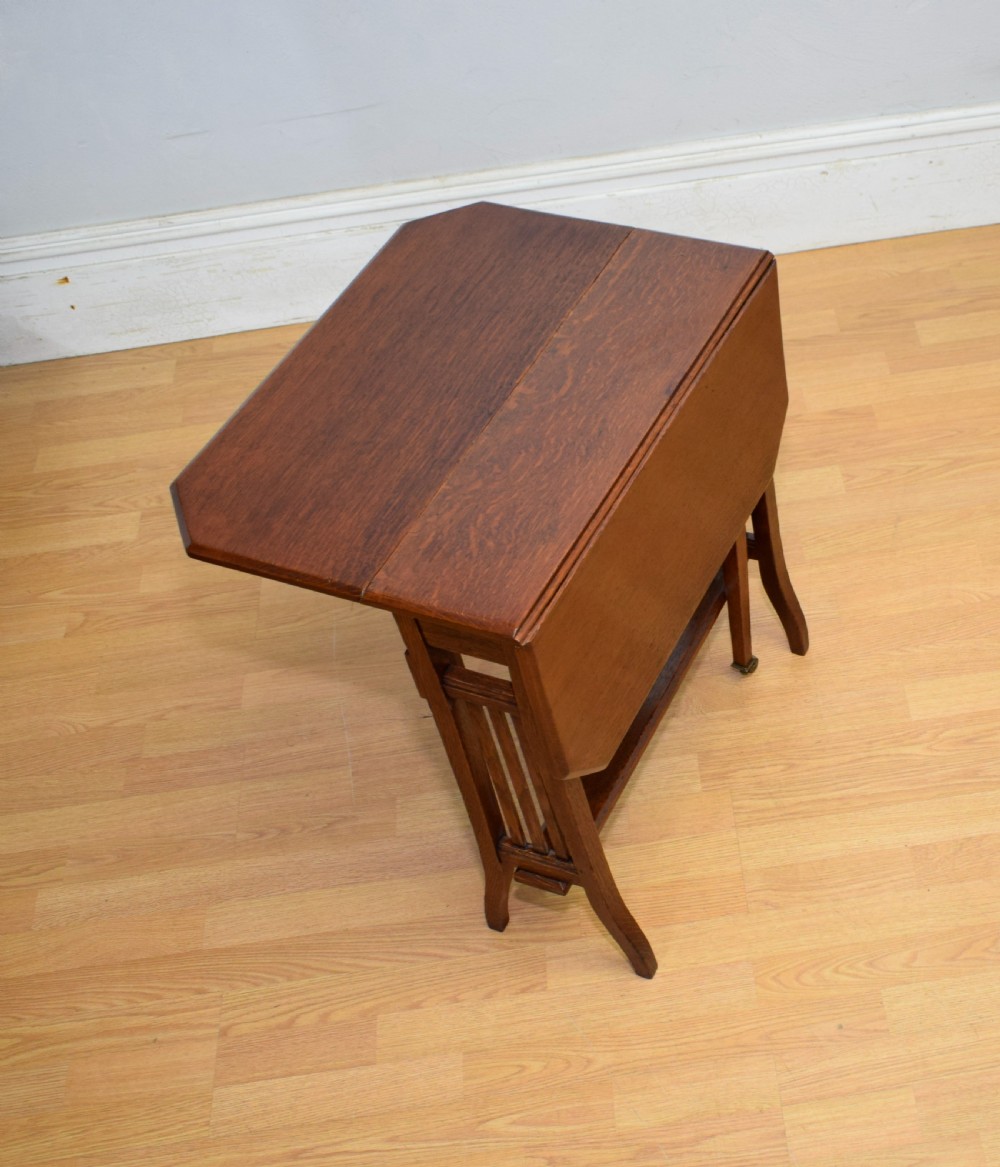 Edwardian Oak Sutherland Table View IX