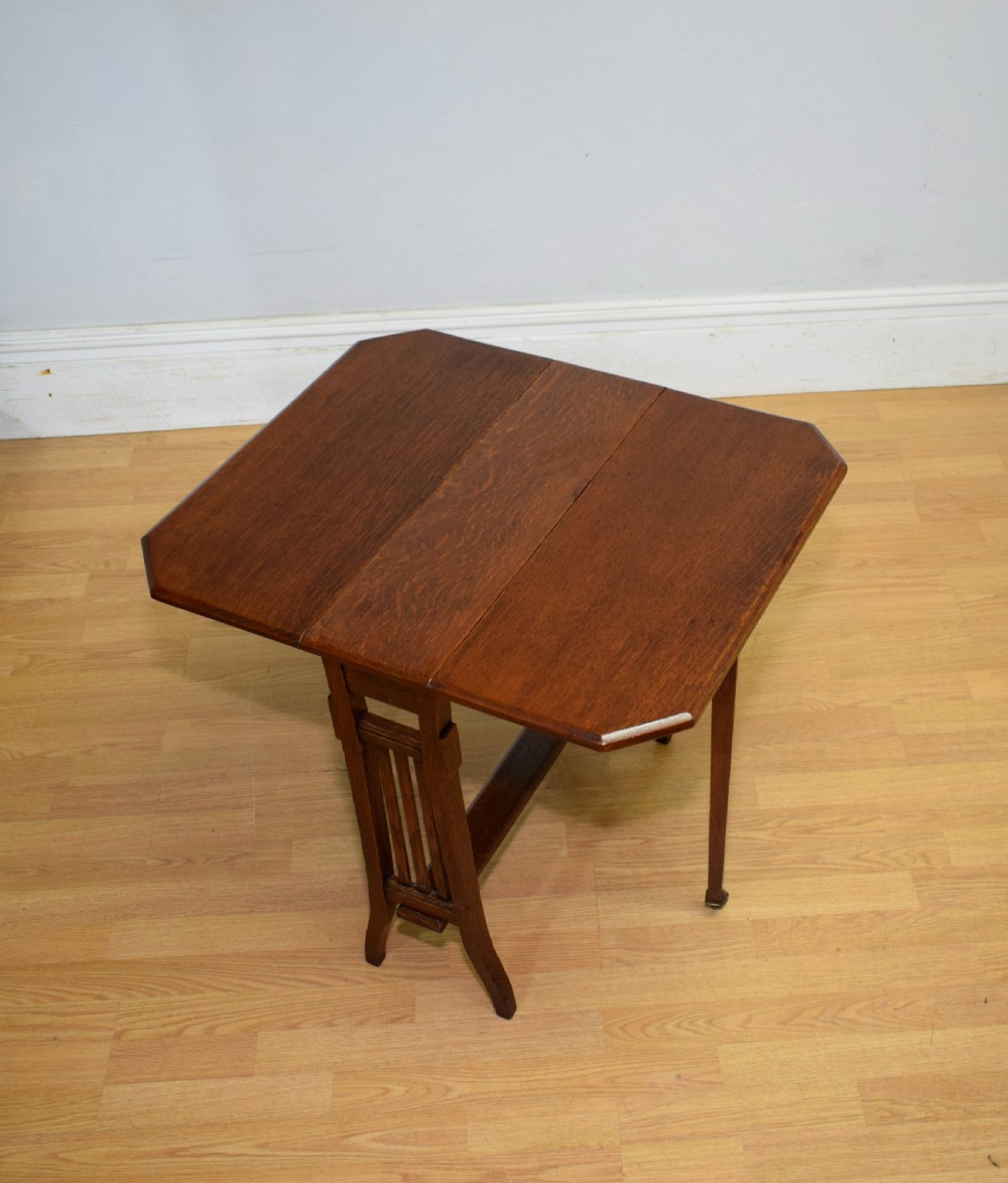 Edwardian Oak Sutherland Table View XI