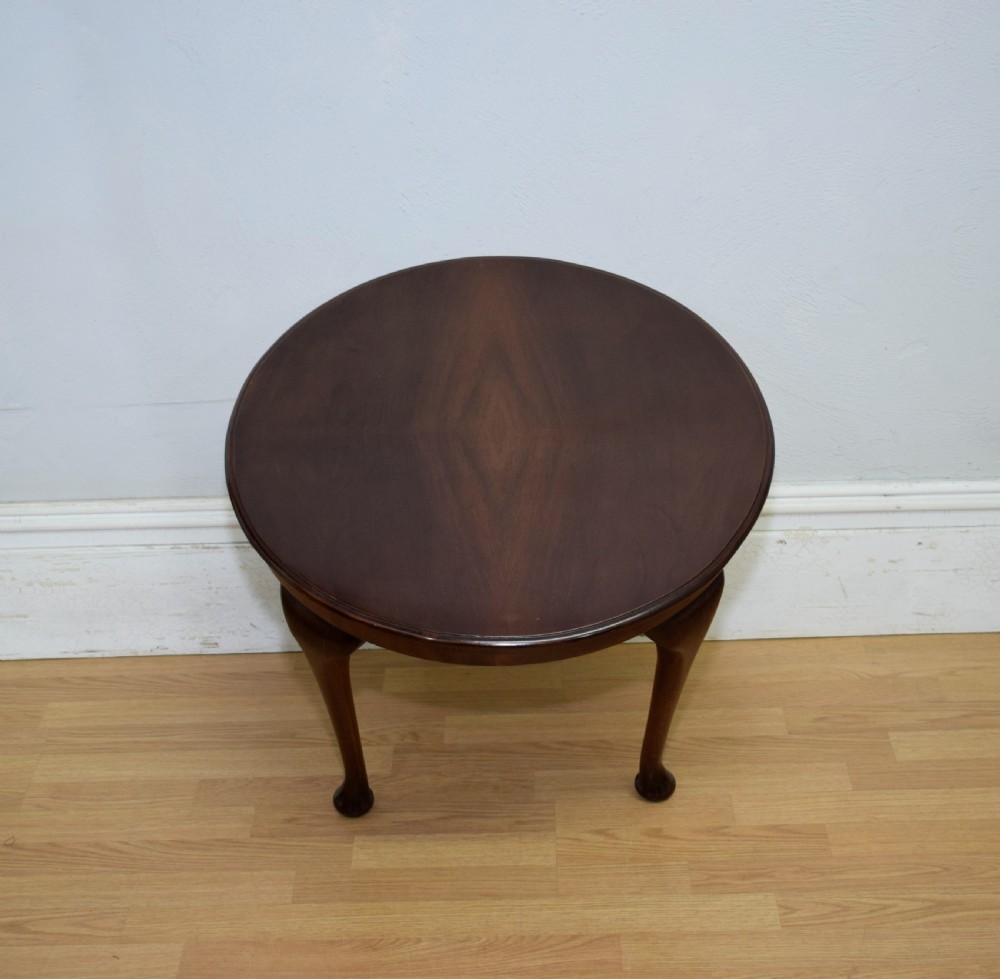 Early 20th Century Walnut Coffee Table View V