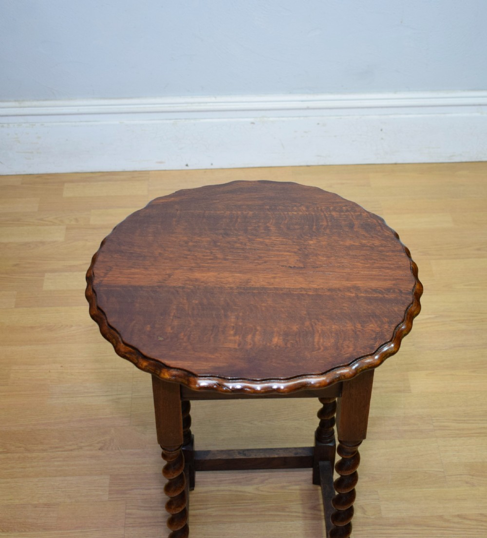 Early 20th Century Oak Occasional Table View VII