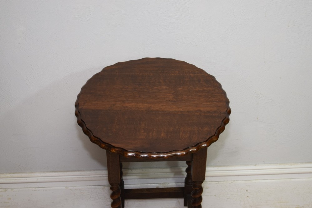 Early 20th Century Oak Occasional Table View X