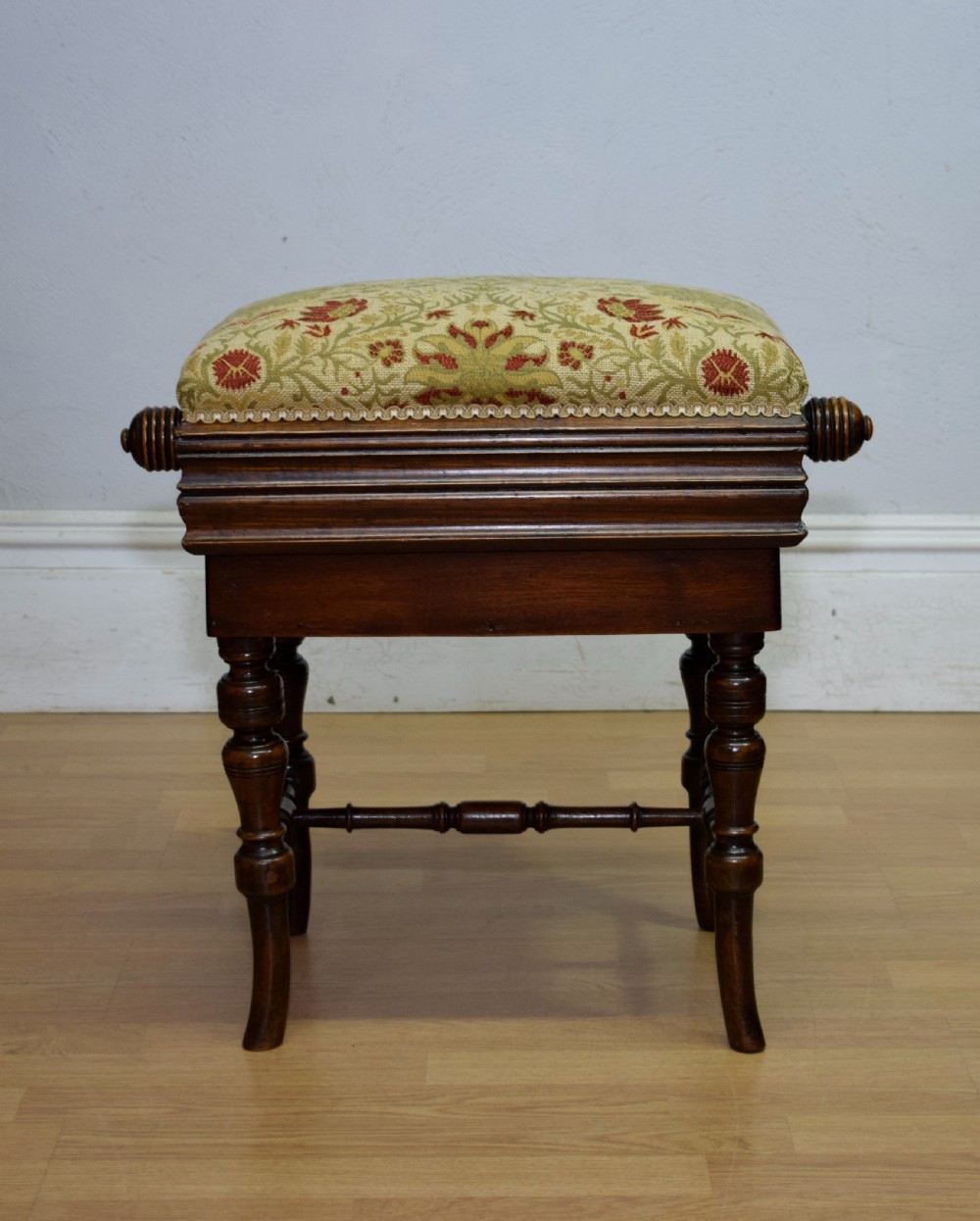 Late Victorian Adjustable Piano Stool View IV