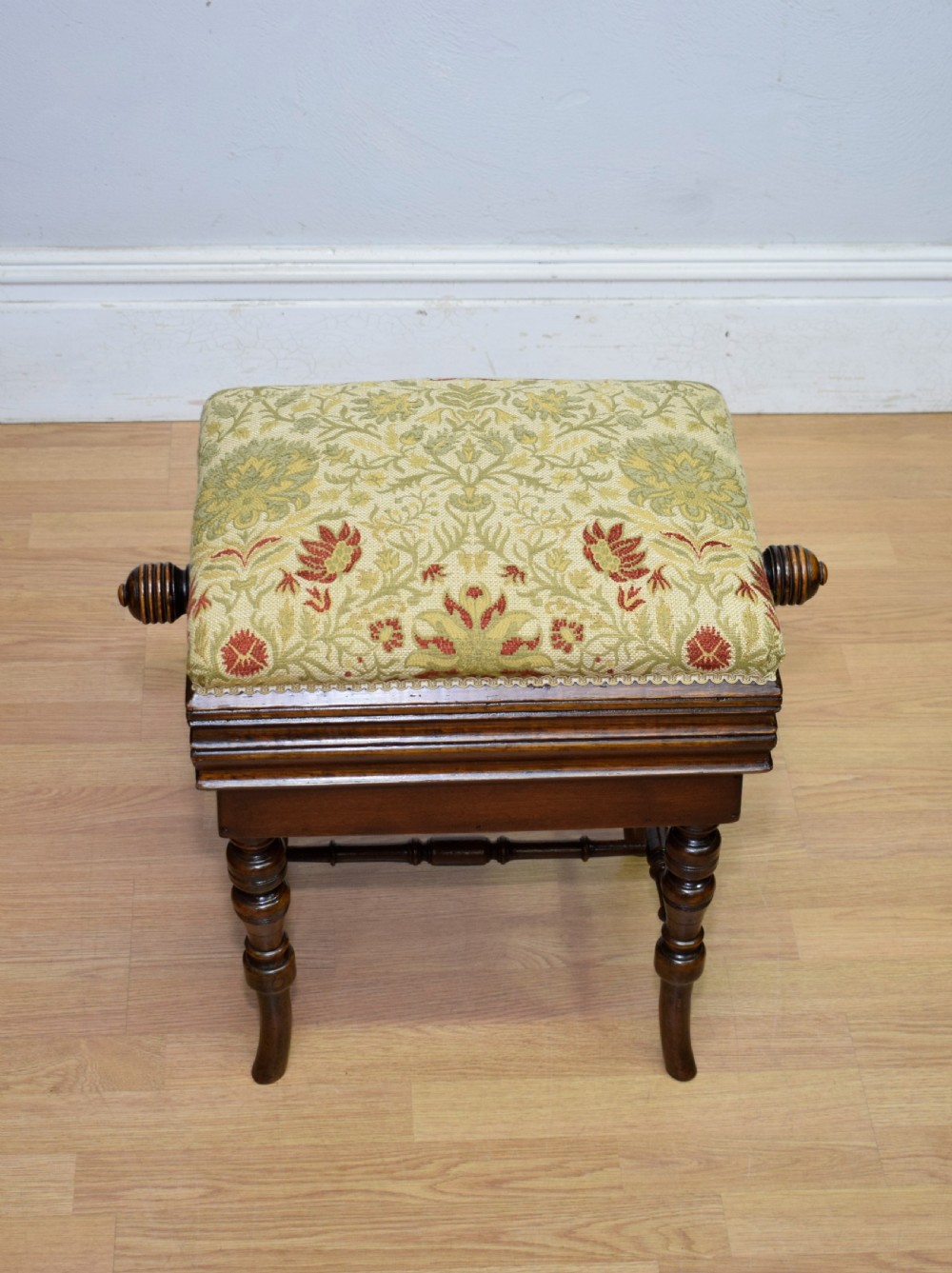 Late Victorian Adjustable Piano Stool View V
