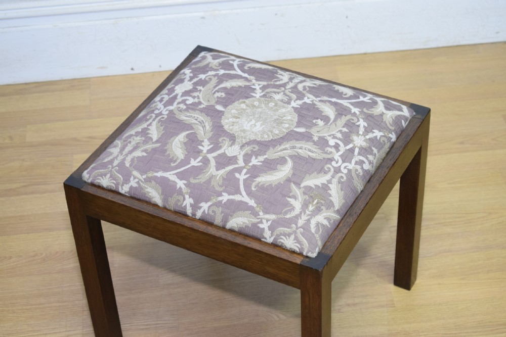 Early 20th Century Mahogany Stool View II