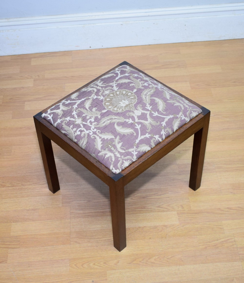 Early 20th Century Mahogany Stool View III