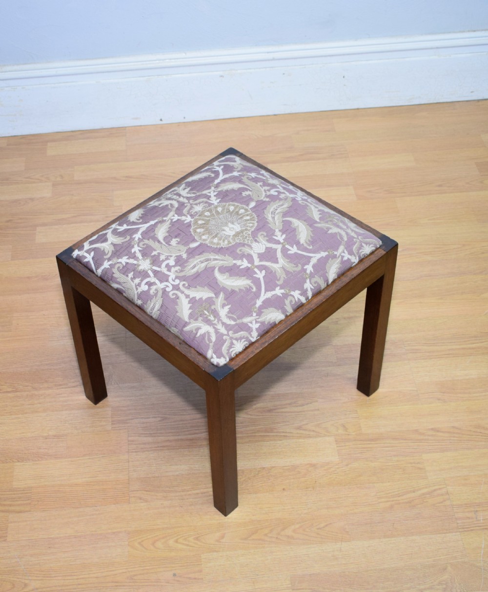 Early 20th Century Mahogany Stool View IV