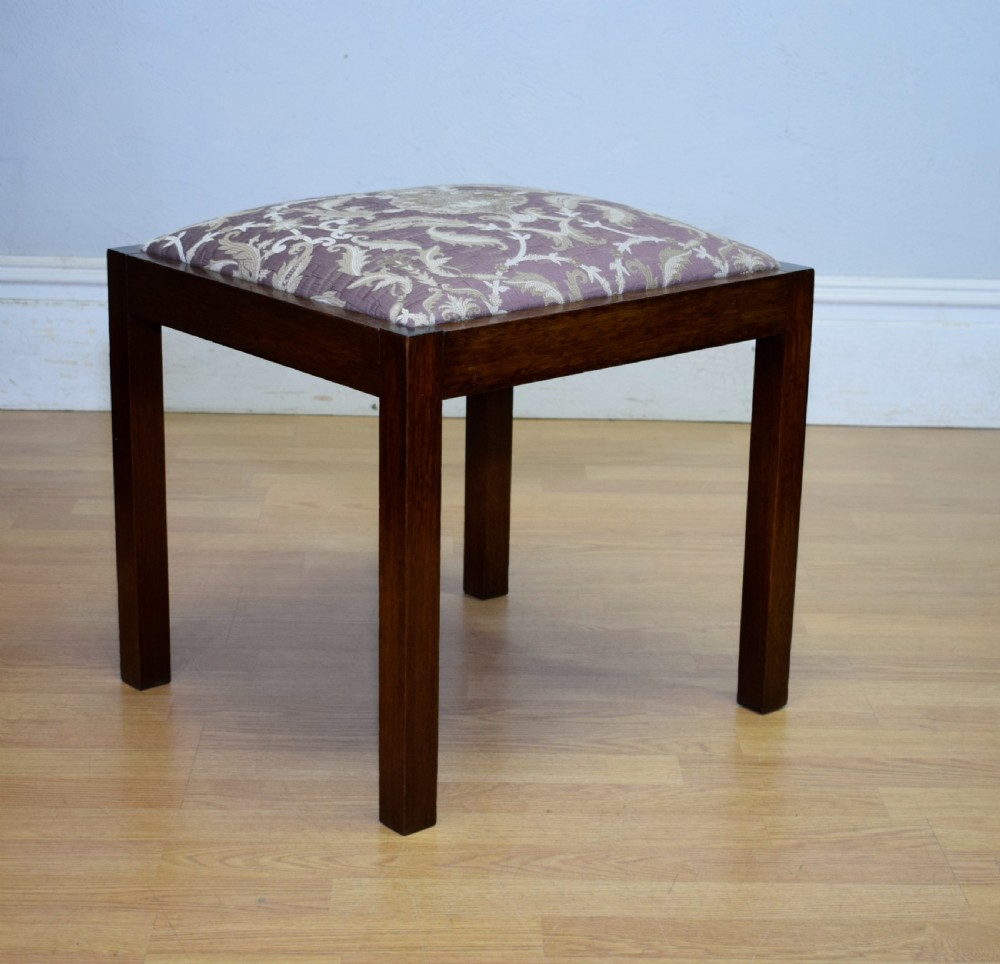 Early 20th Century Mahogany Stool View IX