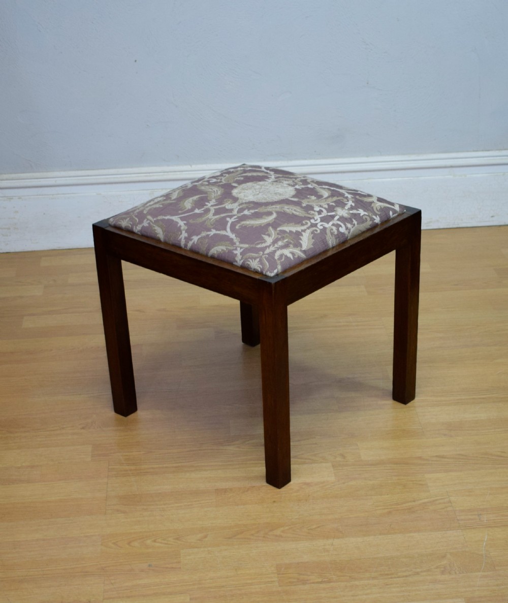 Early 20th Century Mahogany Stool View X