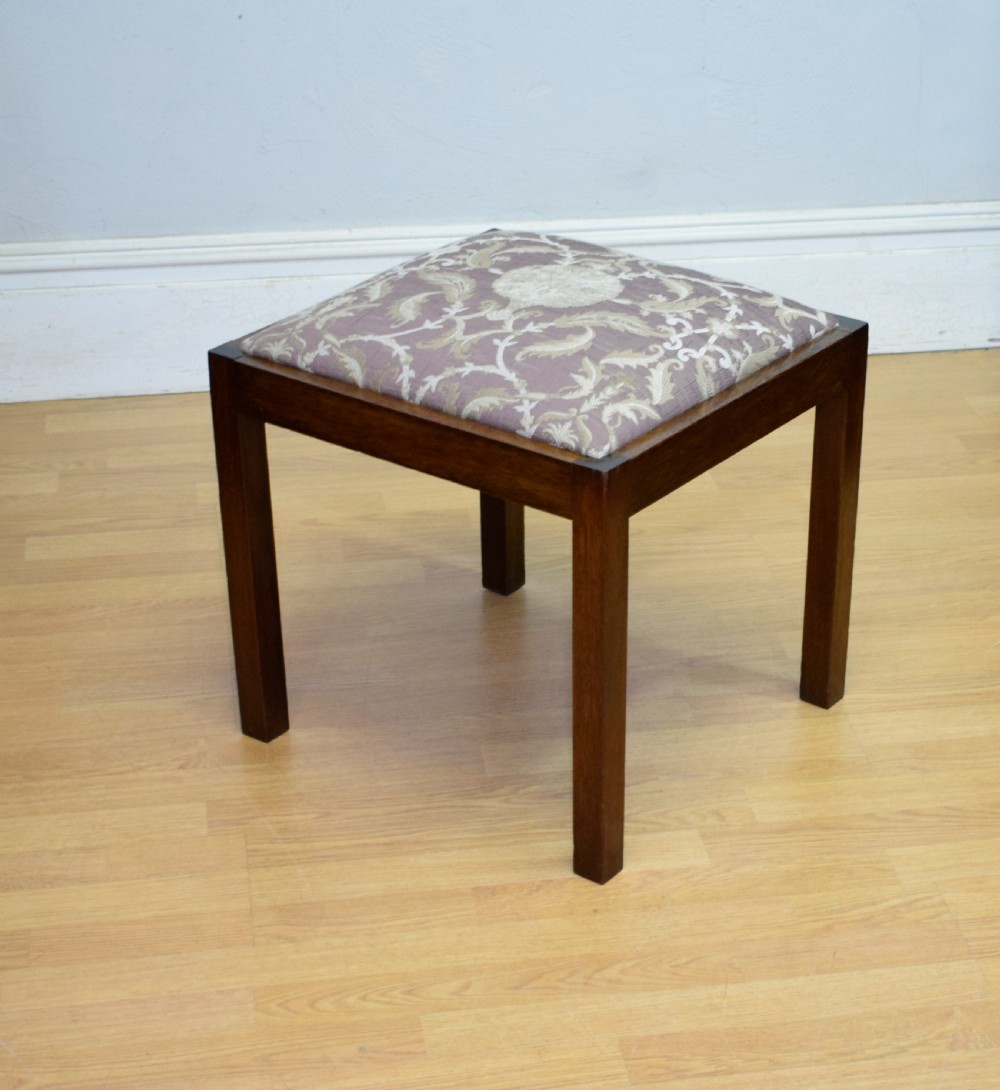 Early 20th Century Mahogany Stool View XI