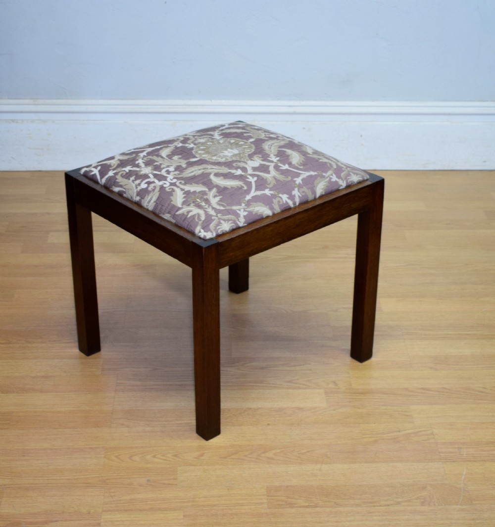 Early 20th Century Mahogany Stool View XIII