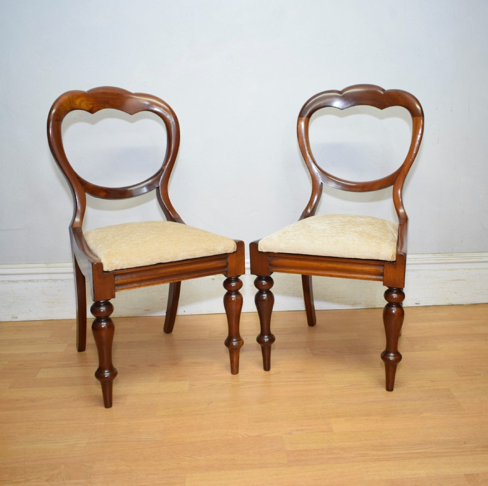 3 Regency Crown Back Dining Chairs View VIII