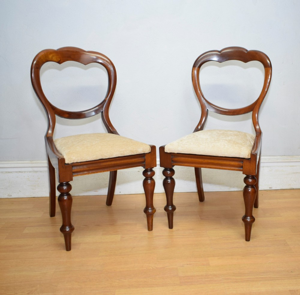 3 Regency Crown Back Dining Chairs View IX