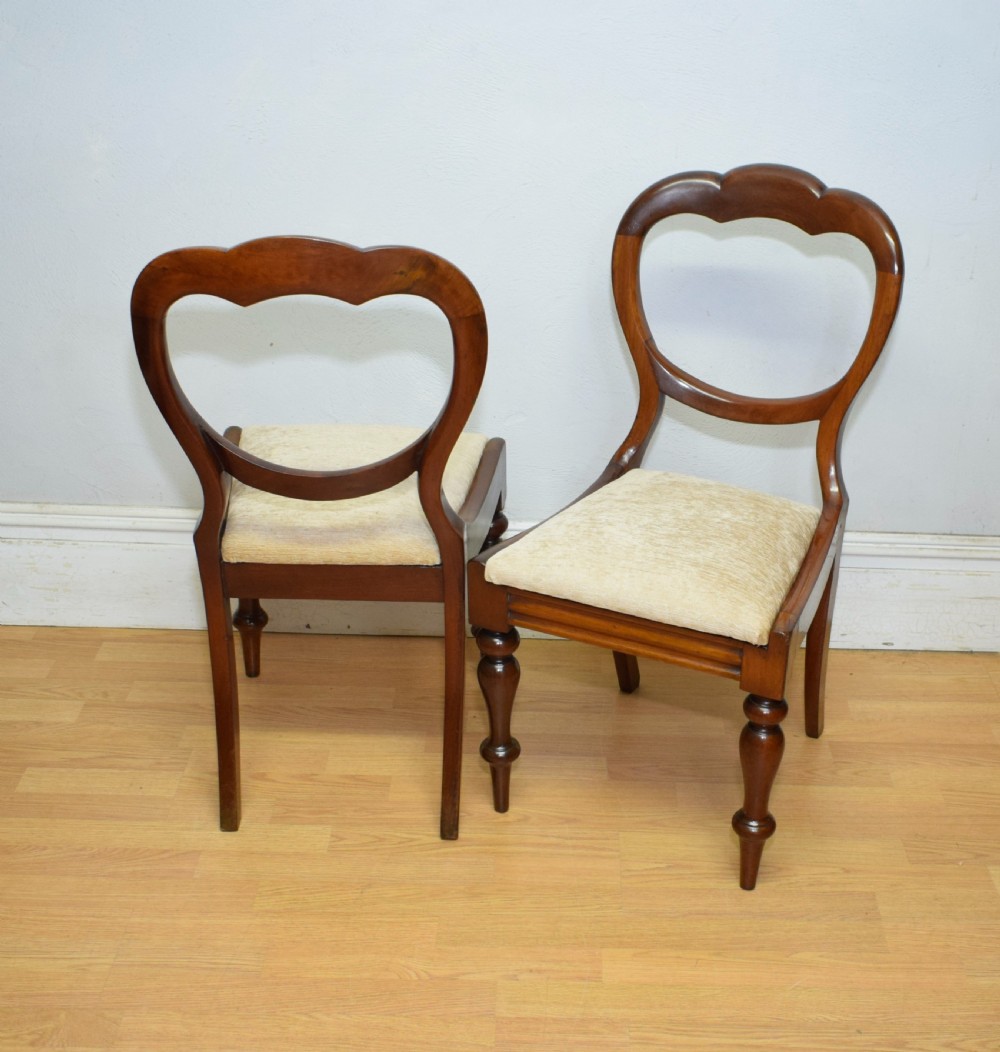 3 Regency Crown Back Dining Chairs View XIII