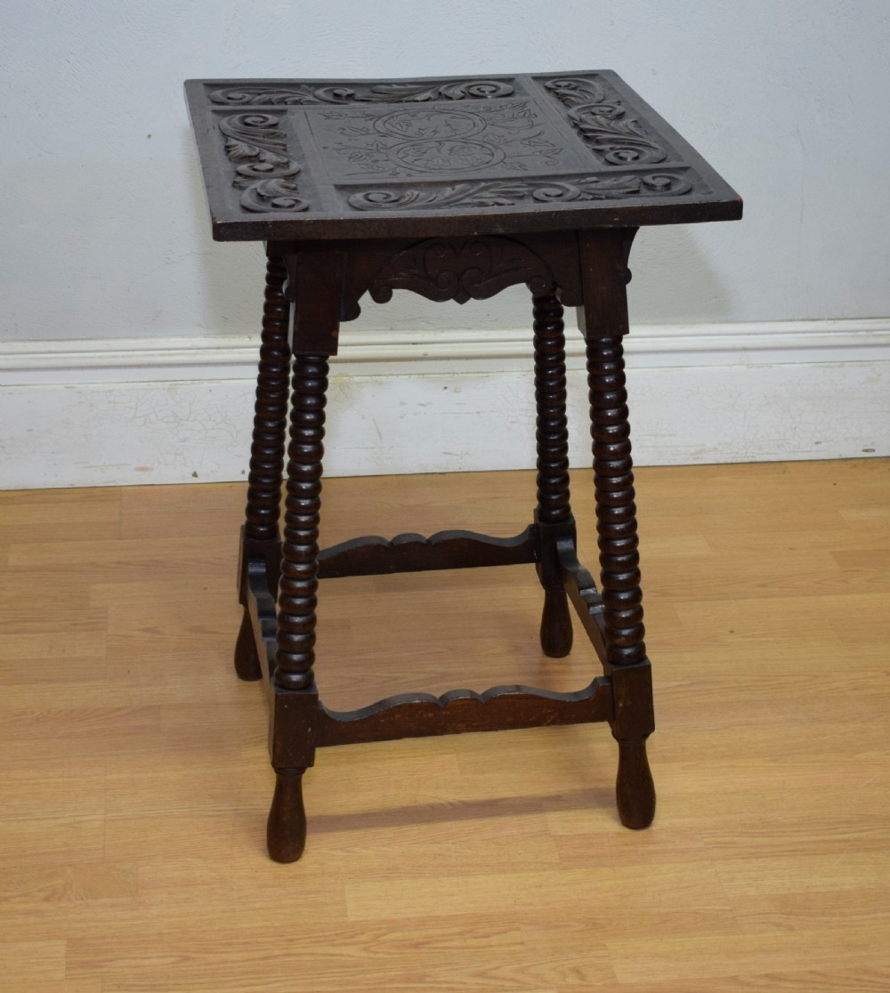 Carved Oak Jacobean Table