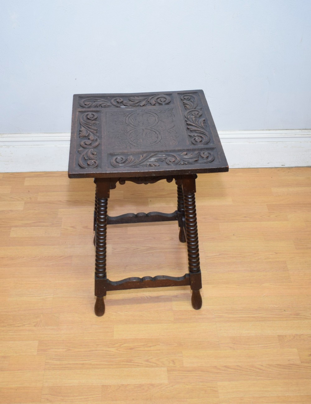 Carved Oak Jacobean Table View II