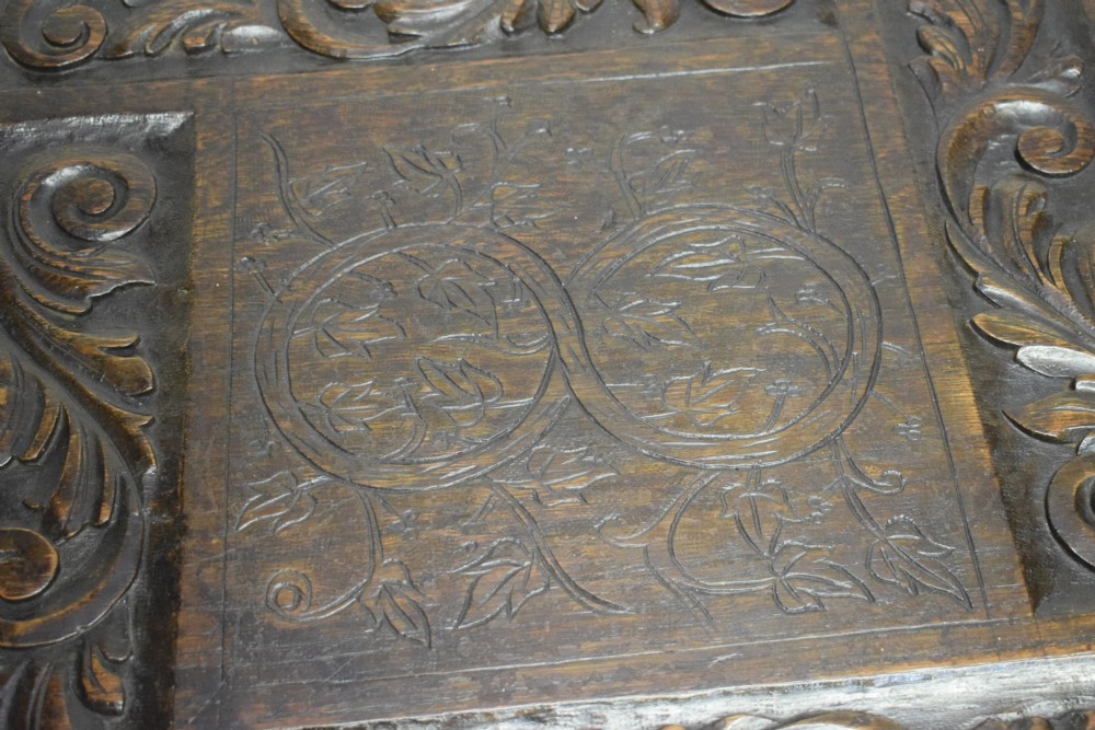 Carved Oak Jacobean Table View XV