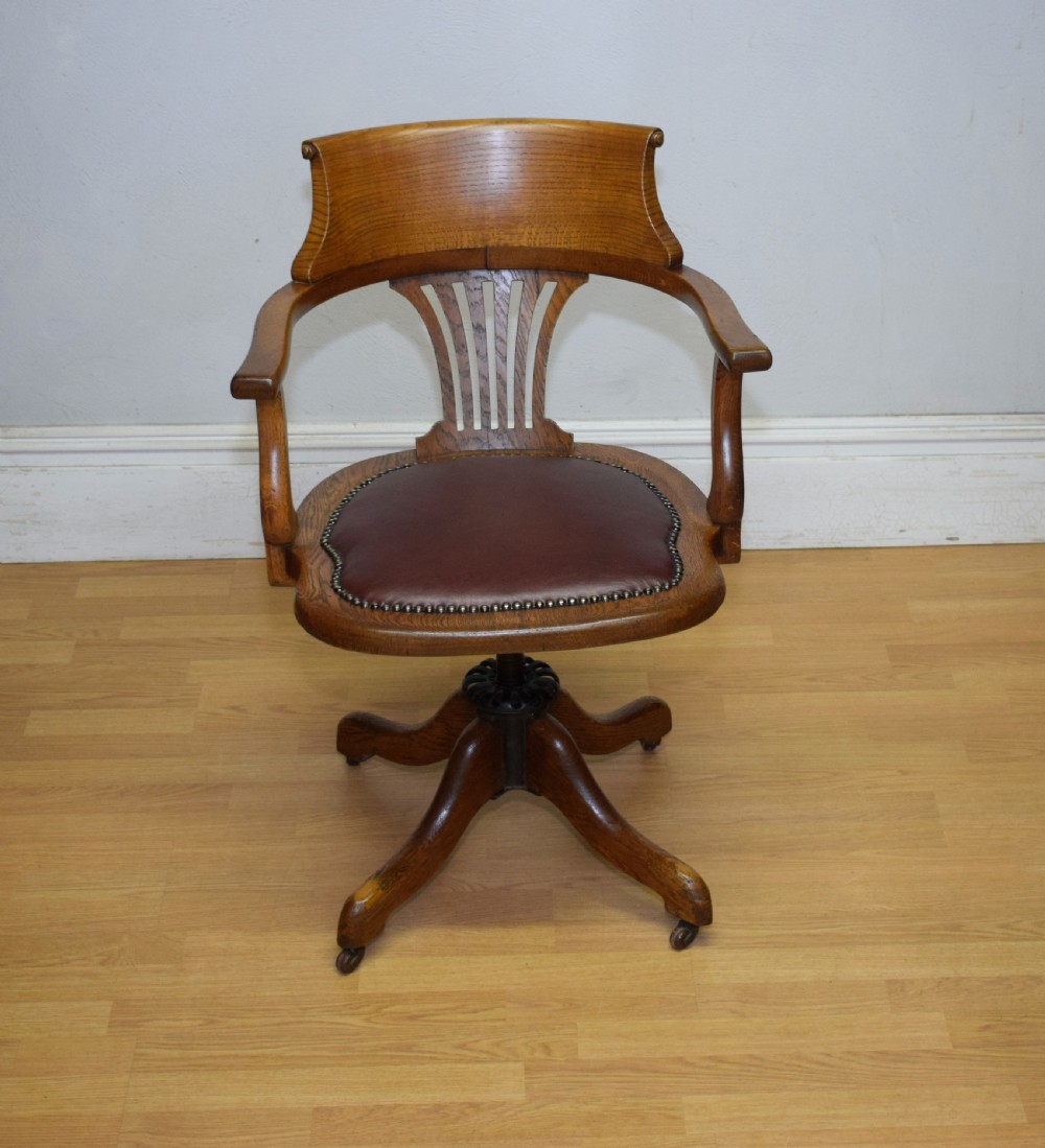 Victorian Swivel Desk / Office Chair View IV