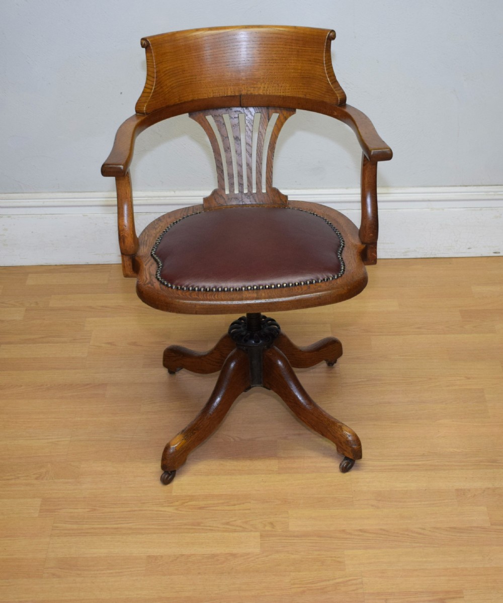 Victorian Swivel Desk / Office Chair View V