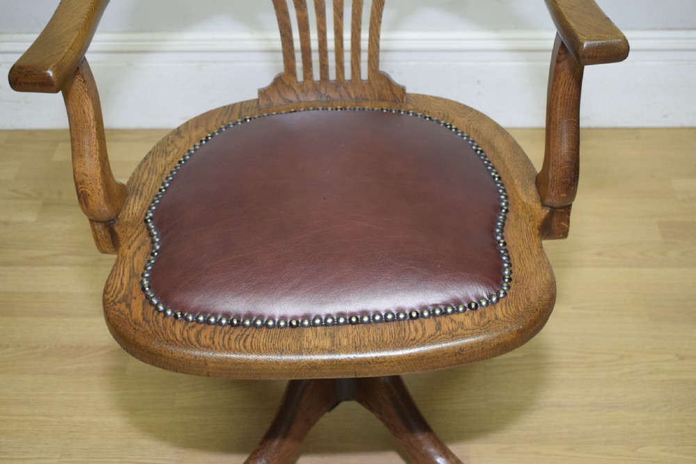 Victorian Swivel Desk / Office Chair View VII