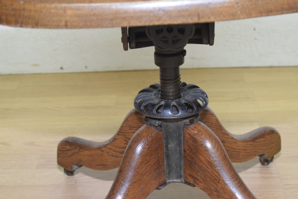Victorian Swivel Desk / Office Chair View IX