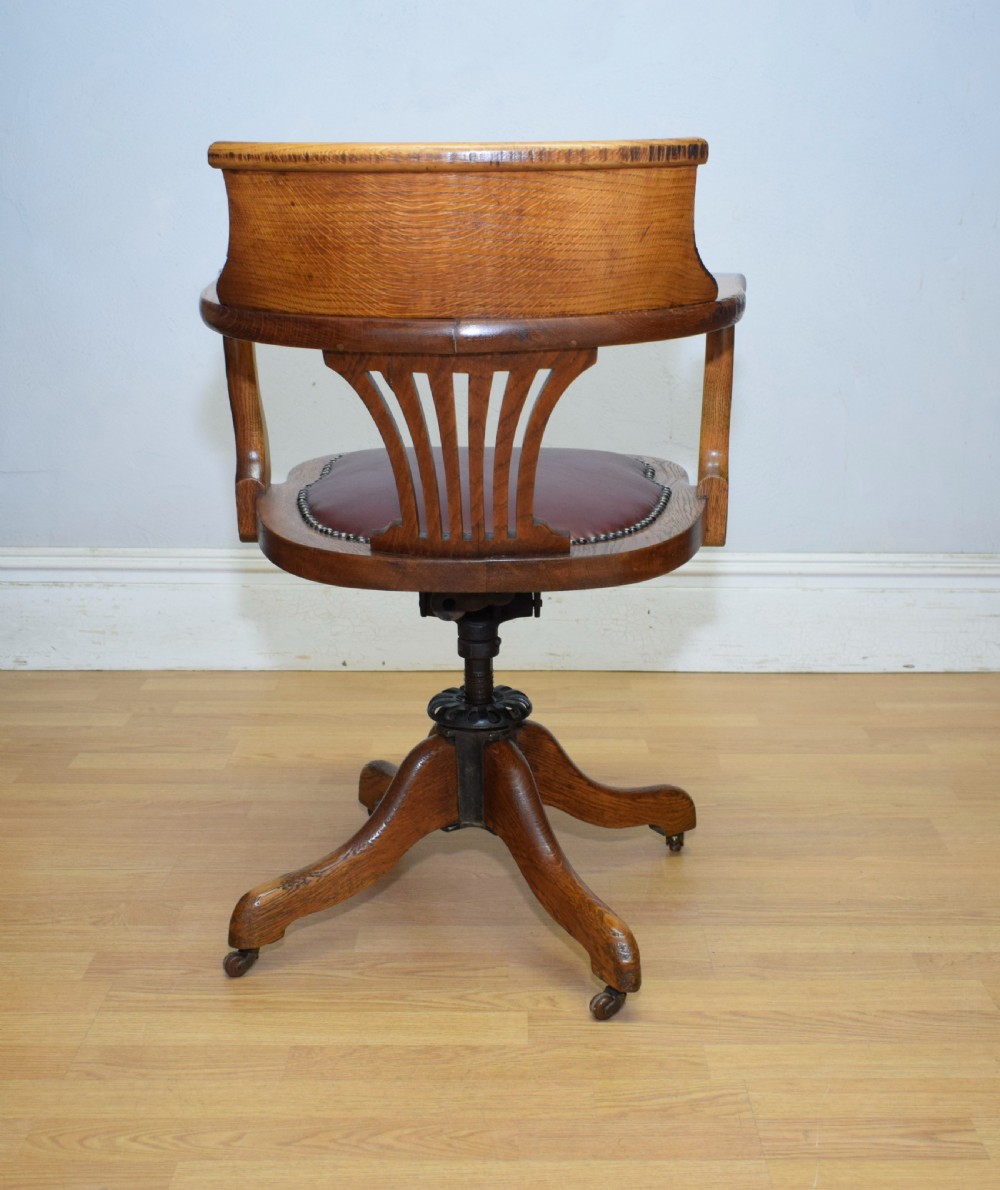 Victorian Swivel Desk / Office Chair View XIII