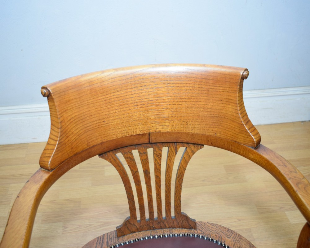 Victorian Swivel Desk / Office Chair View XV