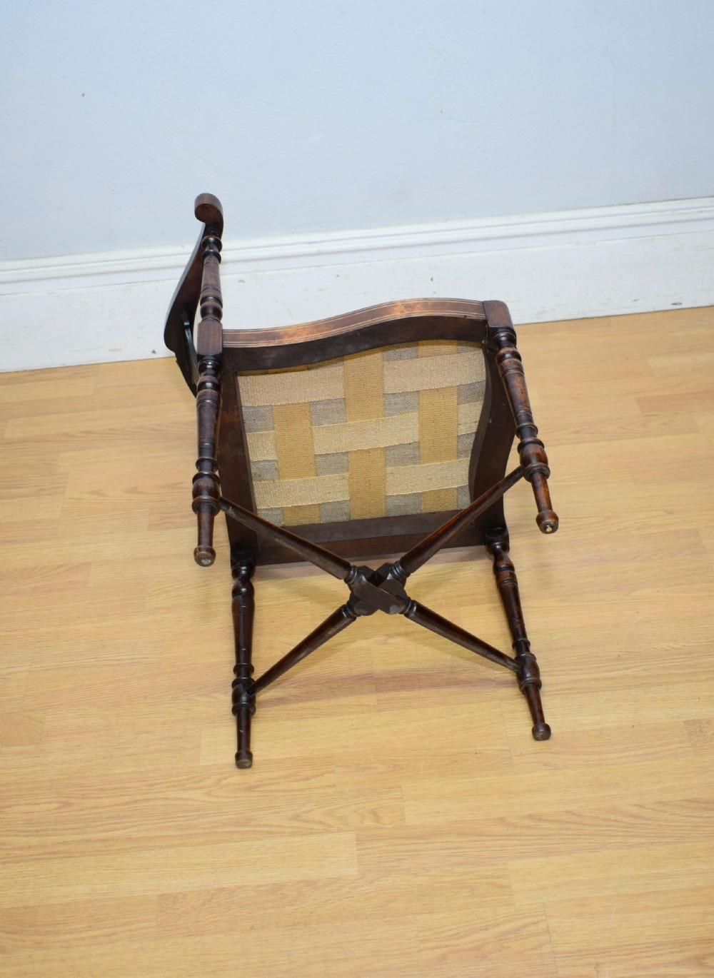 Victorian Corner Inlaid Armchair View XIV