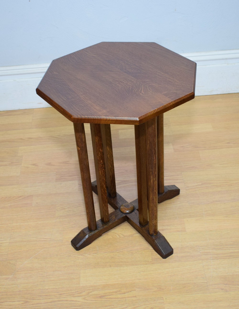 Arts & Crafts Oak Octagonal Table