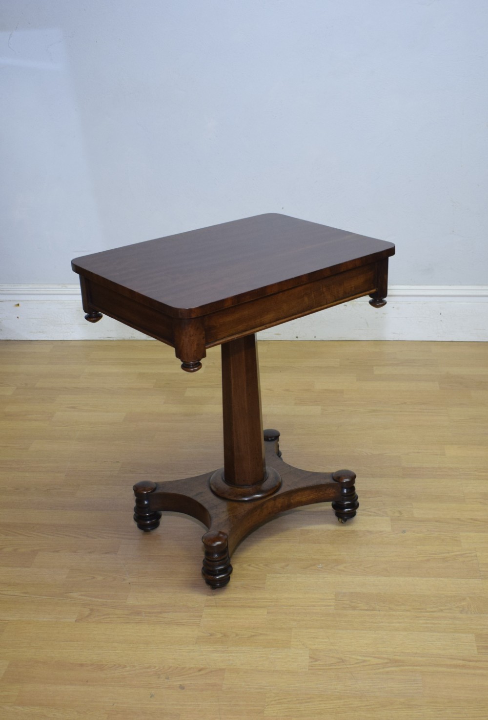 Antique Regency Pedestal Side Table  View VIII