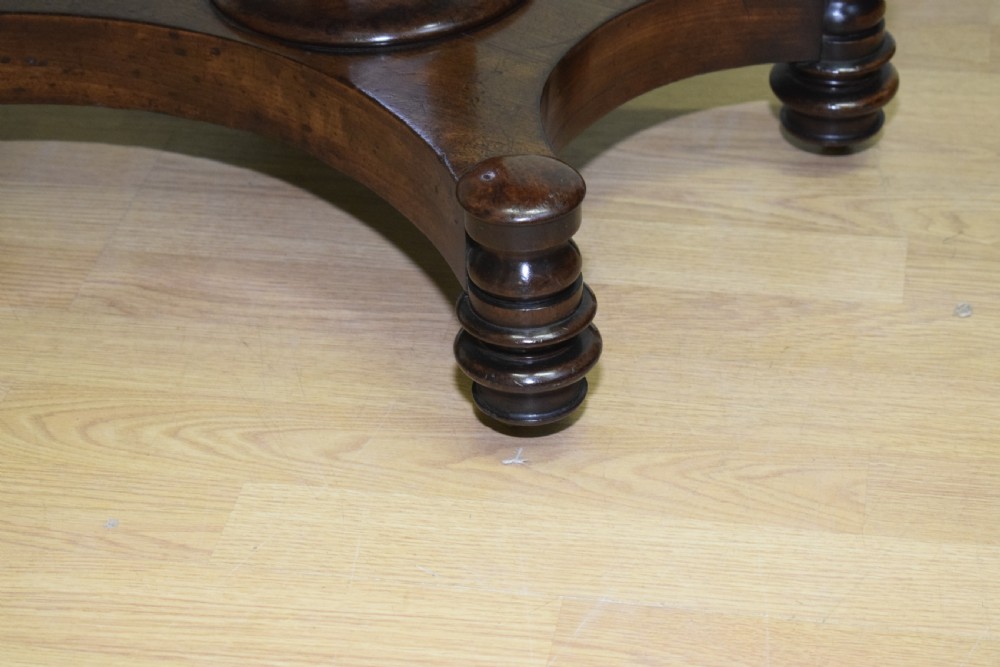 Antique Regency Pedestal Side Table  View XIII