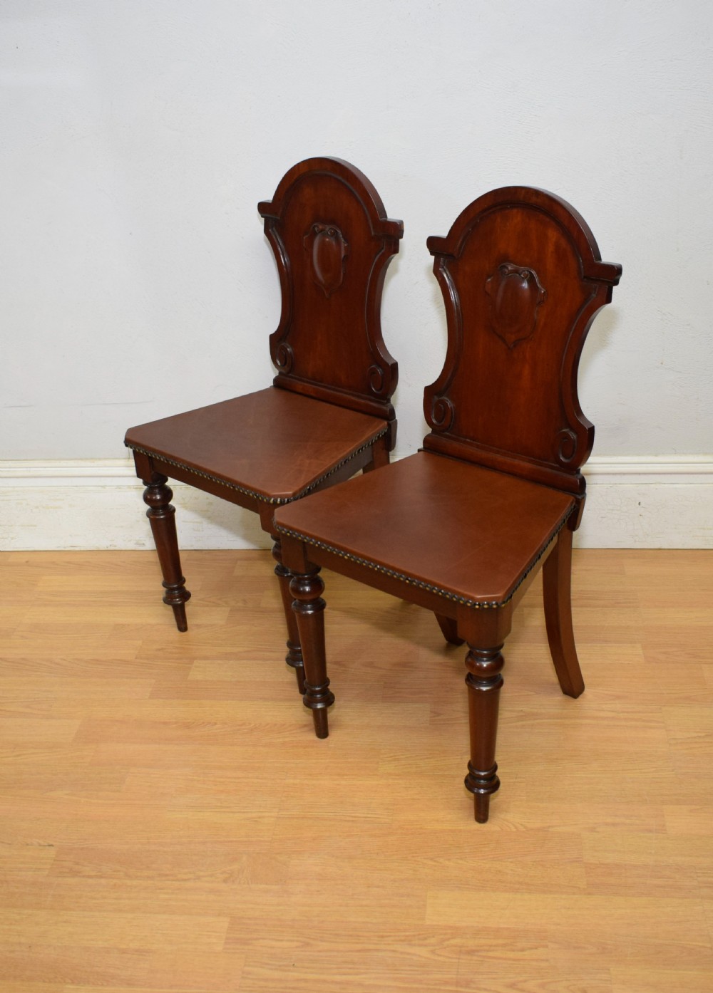 Pair of Victorian Hall Chairs View IV