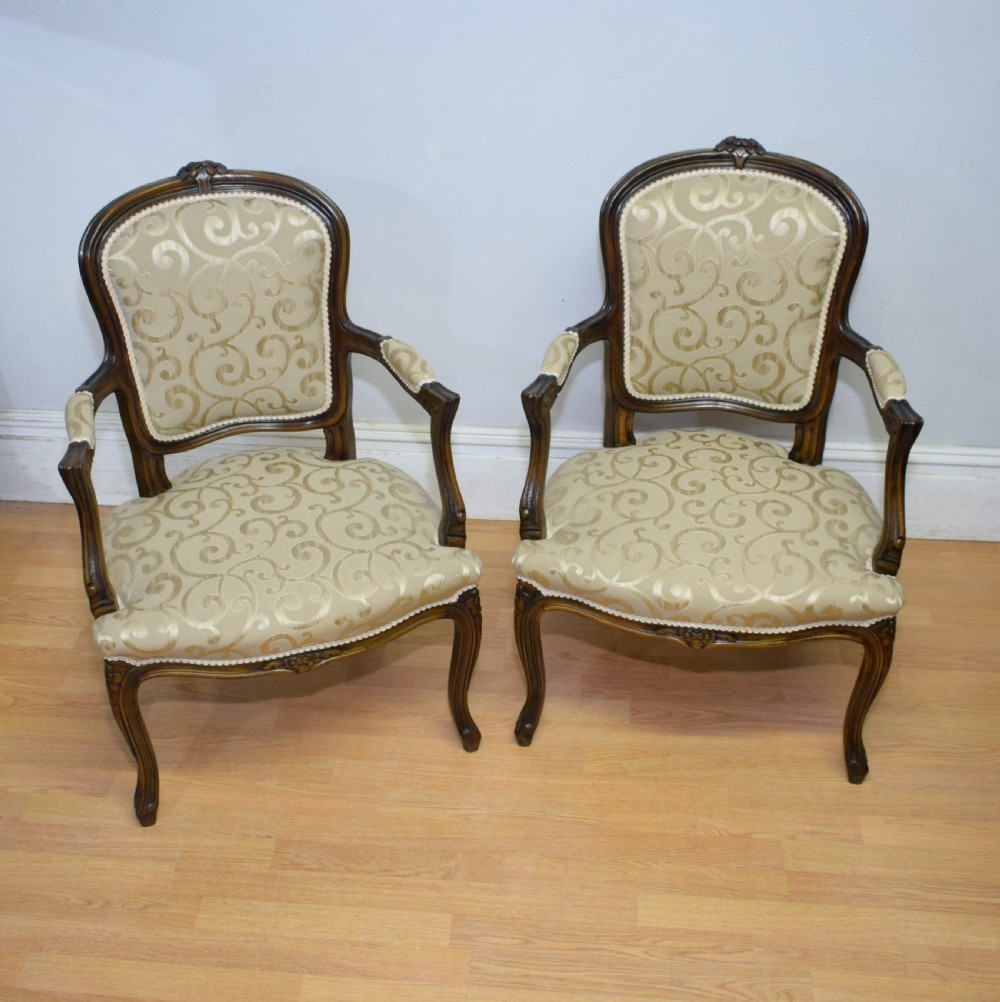 Early 20th Century Pair of French Armchairs