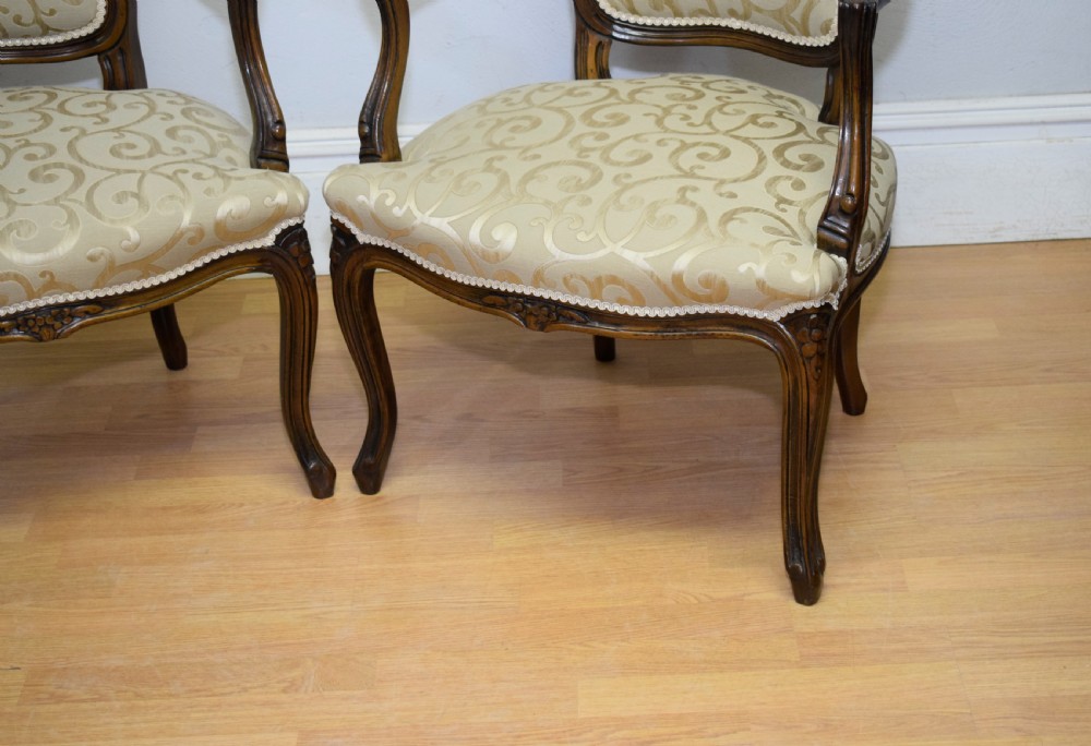 Early 20th Century Pair of French Armchairs View VII