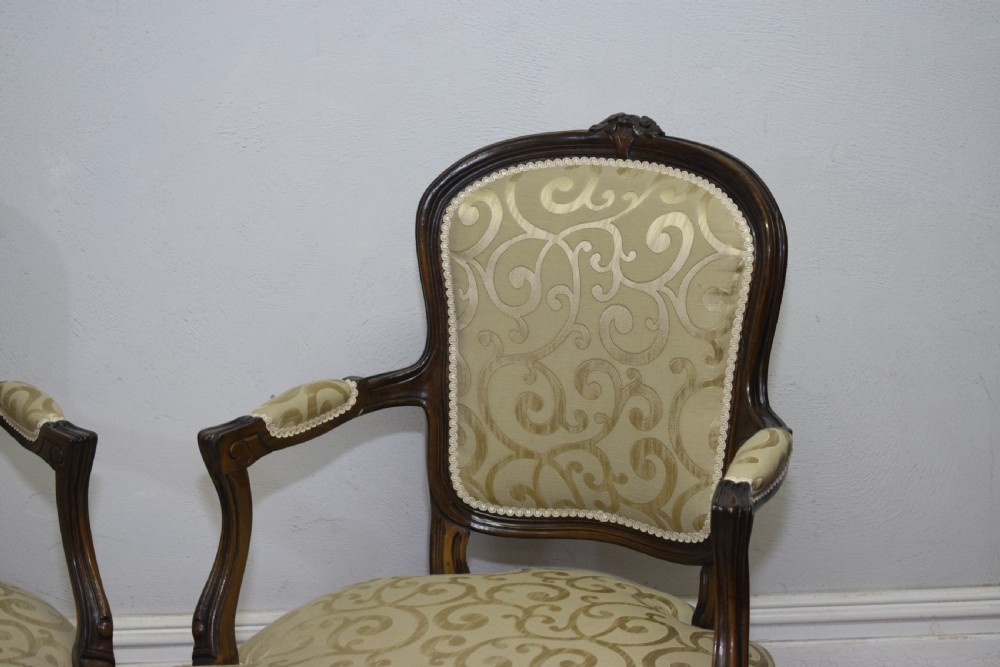 Early 20th Century Pair of French Armchairs View VIII
