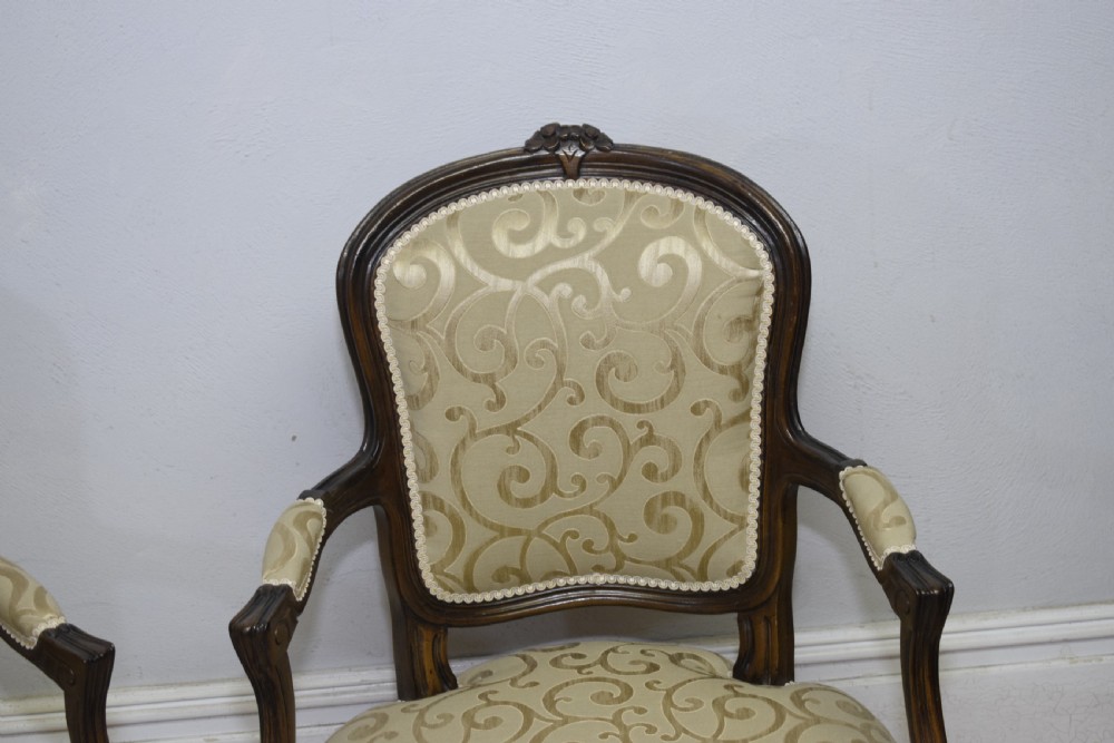 Early 20th Century Pair of French Armchairs View X