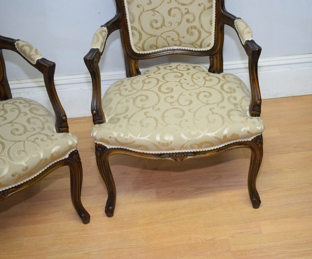 Early 20th Century Pair of French Armchairs View XII