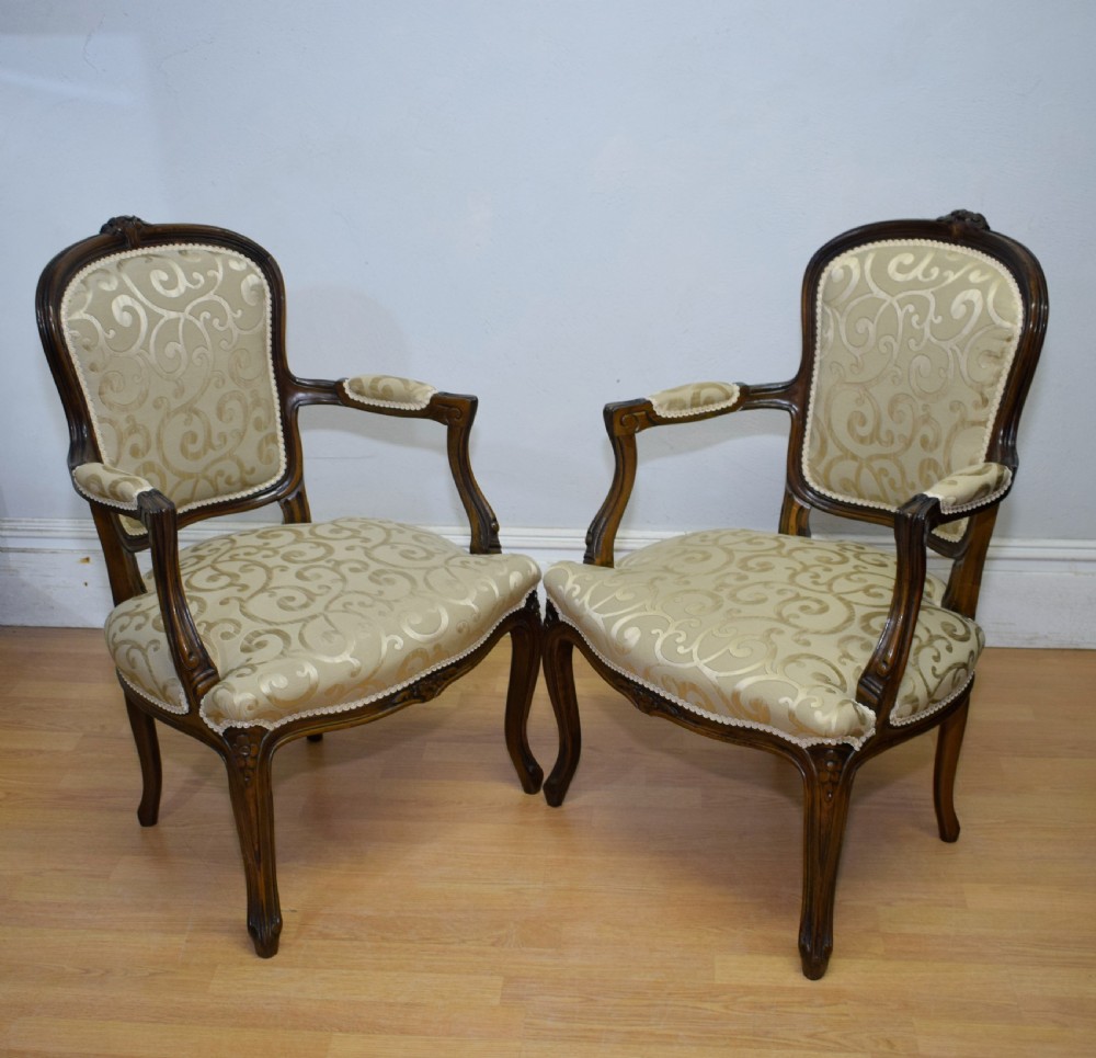 Early 20th Century Pair of French Armchairs View XIV